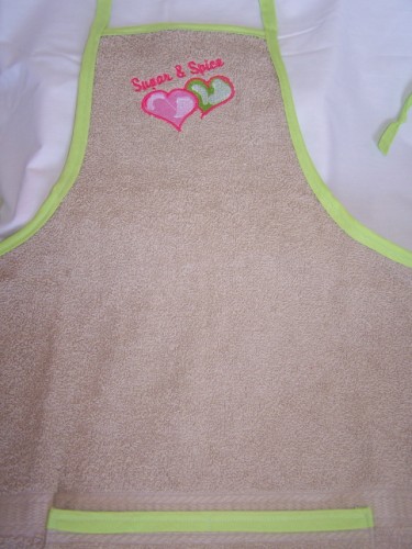 Child's Apron Hearts