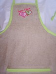 Child's Apron Hearts