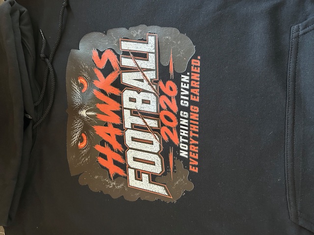 HAWKS Football Hoodie