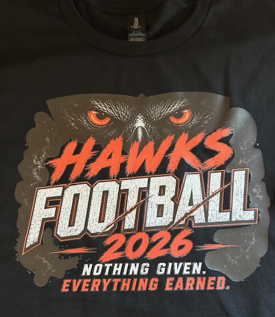 HAWKS Football T-shirt
